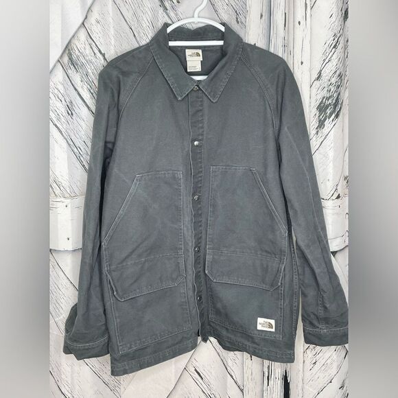 The North Face Berkley Utility Jacket Gray Men’s Size L - Picture 1 of 6